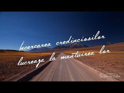 Sergiu Capac - Incercarea credinciosilor lucreaza la mantuirea lor - Elim Bucuresti