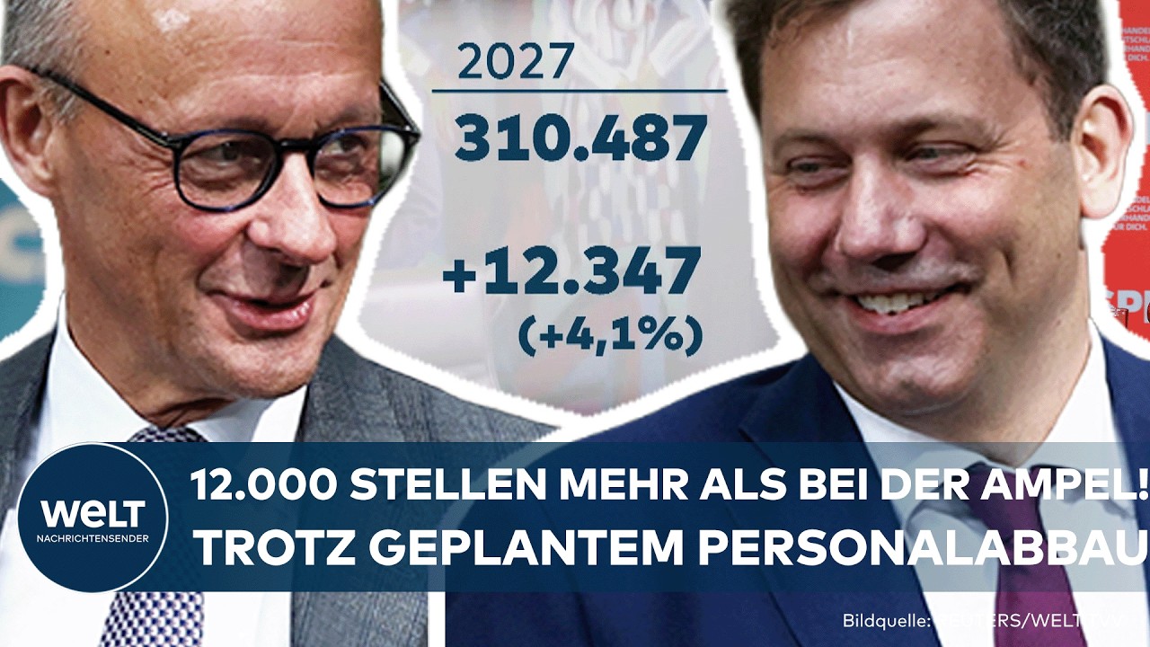DEUTSCHLAND: Stellen-Rekord beim Bund! Regierungsapparat wächst trotz geplanten Personalabbaus