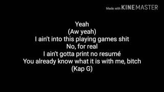 Kap G ft chris brown - I see you lyrics