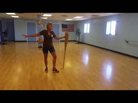 Witches Dance (modified)  Instruction and Demo. Beaches & Boots Charity Wicked Witch Walk About