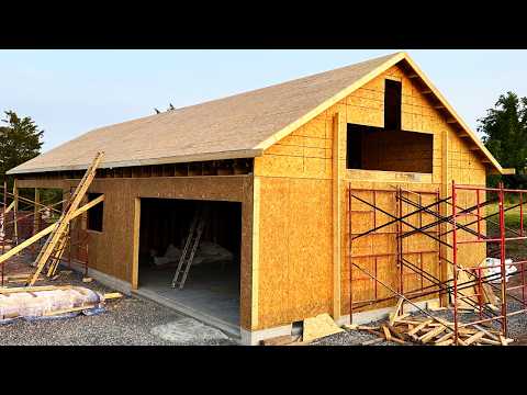 I Built A Dream Garage In My Backyard (Saved $100,000) | 1 Hr DIY Start to Finish!