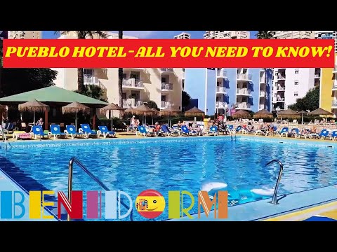 Benidorm's HOTEL PUEBLO ⭐⭐⭐ A FLY ON THE WALL LOOK!☀️ 🌊🌴🏢😎❣️#benidorm