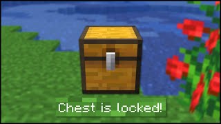 Minecraft - How To Lock Chests!