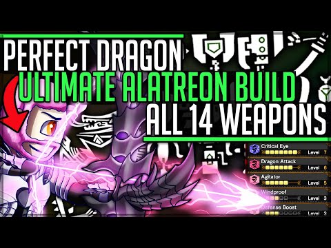 Ultimate Dragon - Alatreon Highest Damage Elemental Build - Monster Hunter World Iceborne! #iceborne