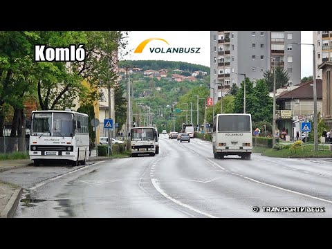 2021.05.17. - Ikarusok az ideiglenes komlói autóbusz-állomáson és környékén