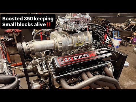 Built 350 with a 142/144 weiand supercharger