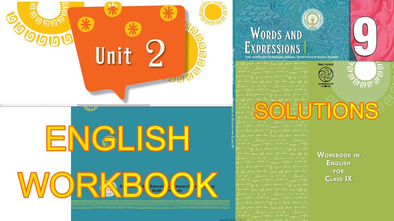 9th CLASS ENGLISH WORKBOOK UNIT 2 ANSWERS | NCERT | AP | HONEY BEE | UNIT 2 | PROJECT |