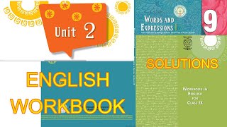 9th CLASS ENGLISH WORKBOOK UNIT 2 ANSWERS | NCERT | AP | HONEY BEE | UNIT 2 | PROJECT |