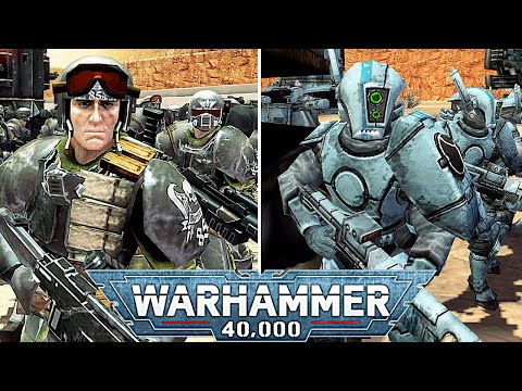 Imperial Guard vs Tau Empire! - Astartes Mod, Warhammer 40K: Dawn of War 2: Retribution