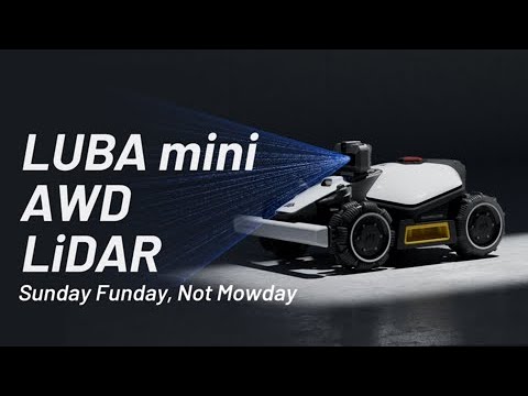 MamMotion belaidis vejos robotas LUBA mini AWD 1500 Lidar video
