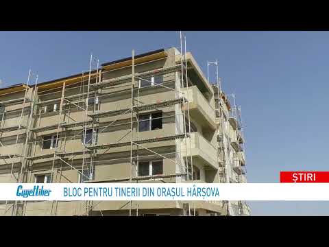 Un nou proiect demarat de Primăria Hârşova. Se construieşte un bloc pentru tinerii din localitate
