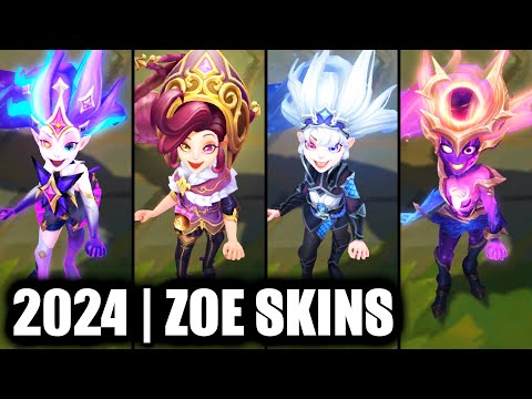 ALL ZOE SKINS SPOTLIGHT 2024 | League of Legends