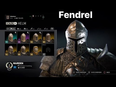 Warden armor set: Fendrel.
