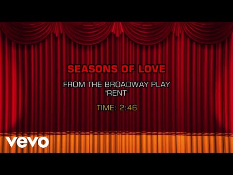 Rent, The Musical - Seasons Of Love (Karaoke)