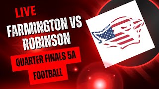 Football - Farmington Cardinals vs Robinson Senators