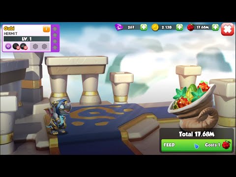 Hatching HERMIT DRAGON and CINNAMON DRAGON |Divine Party-Frozen Heart Chapter-2 Level 3 Key location