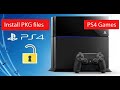 How To Install Game On Ps4 From USB Install PKG Files Jailbreak PS4