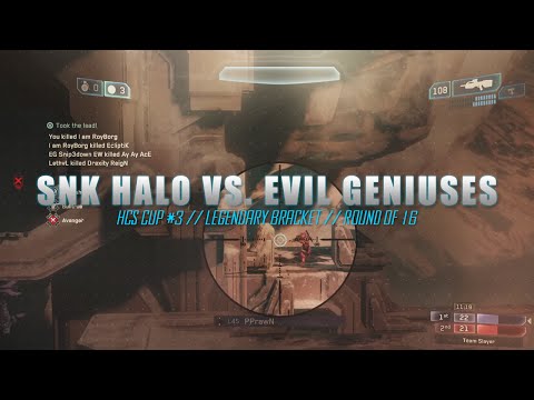 SnK Halo vs. Evil Geniuses // HCS Cup #3