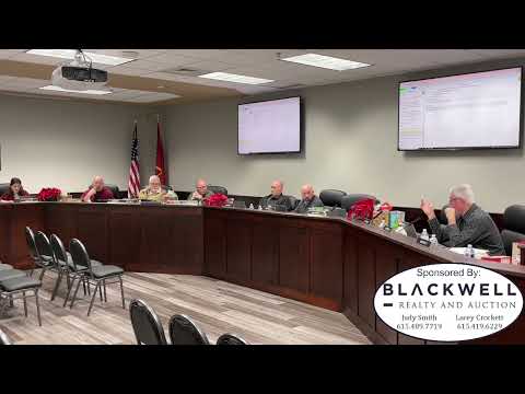 December 2022 Meeting of the Smith County Board of Education