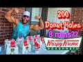 200 Krispy Kreme Donut Hole Challenge