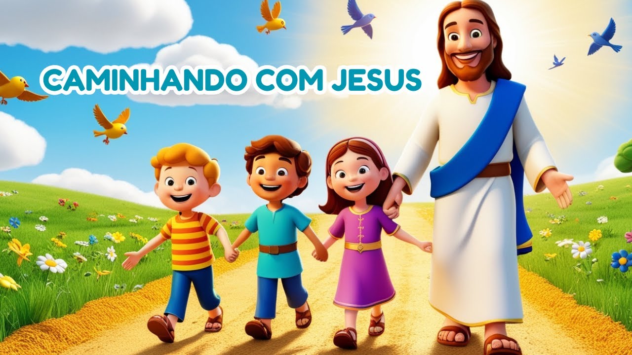 Caminhando com Jesus: Música Infantil Divertida e Educativa para Ensinar Valores Cristãos | VOLUME 1