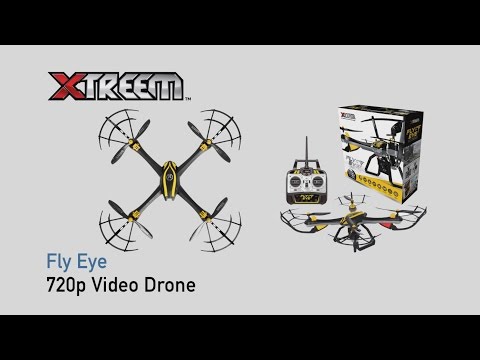 Xtreem Fly Eye Video Drone 720p HD - Unboxing and Setup/Assemblage