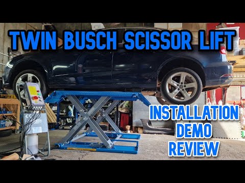 The Best Home Car Lift: Twin Busch TWS3-10E Review. Best Home Garage Car Lift!!!