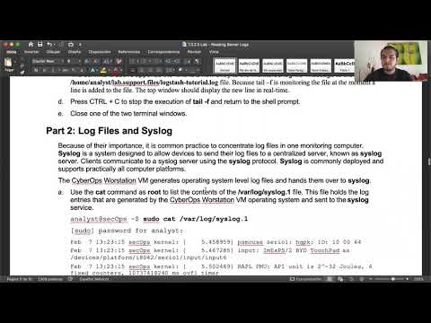 Laboratorio Ocho: 7.3.2.5 Lab - Reading Server Logs