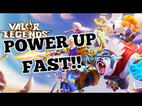 How to power up fast DAILY! Valor Legends