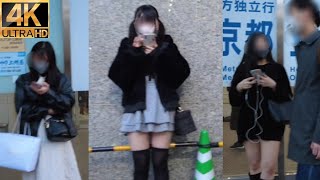 4K【大久保公園病院前】をお散歩👣P活立ち〇ぼ女子︎💕︎が多数出没‼️Walk in front of Okubo Park Hospital#tokyowalk #japanwalk