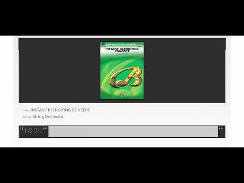 Instant Recruiting Concert by Bob Phillips