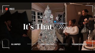 Thanksgiving 2023 & Christmas Tree Decorating |VLOG