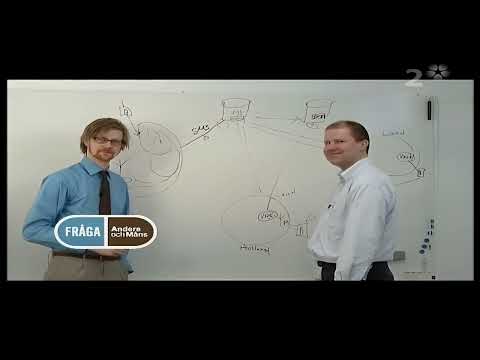 Fråga Anders och Måns: "Hur hittar ett SMS till rätt mobiltelefon?"