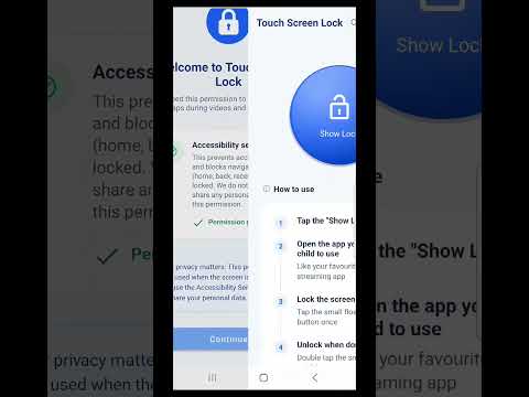 Touch Screen Lock - Block Taps
