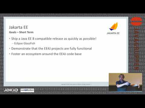 JDK IO 2018 -  David Delabassee - Java EE 8 finally final! And now Jakarta EE?
