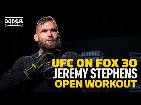 Jeremy Stephens UFC on FOX 30 Open Workout Highlights - MMA Fighting