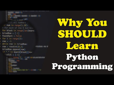 Why You Should Learn Python