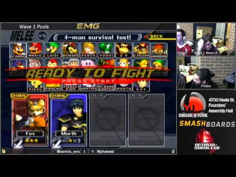 EMG Weon X vs Phake   Smash@York 5 Melee Pools