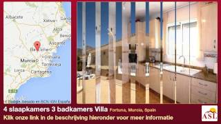 preview picture of video '4 slaapkamers 3 badkamers Villa te Koop in Fortuna, Murcia, Spain'