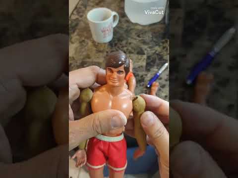 Vintage Big Jim Action Wolf Pack Figure Mattel Arm Repair Replacement and Reattachment