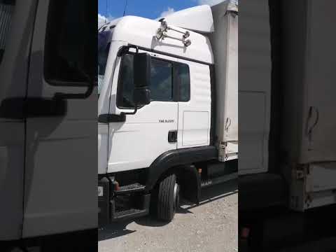 MAN MAN TGL 8 220, dropside with curtains