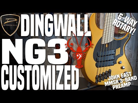 Dingwall NG3 CUSTOM! 6-way rotary switch, John East preamp, and more! - LowEndLobster Fresh Look