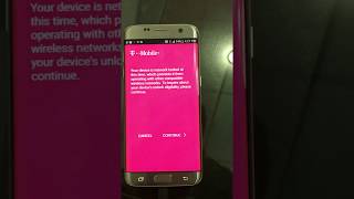S7 EDG T-Mobile Unlock Failed