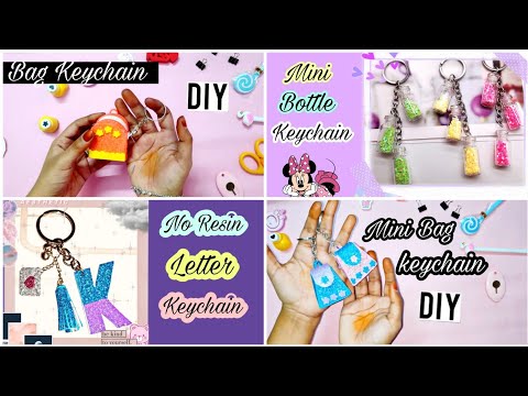 8 AMAZING DIY KEYCHAINS - Easy Crafts for Girls - How To Make Cute Key chains - Viral Tiktok Crafts