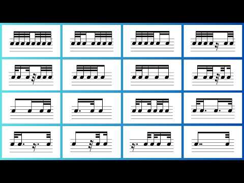 Every Possible 32nd-Note Rhythm 🥁🎶  (Spoiler: There Are Many)