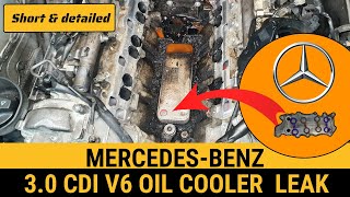 Mercedes Oil Cooler seals OM642