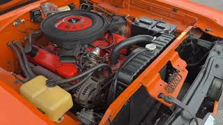 1970 Dodge Coronet R/T 440 Convertible Start Up and Engine Compartment