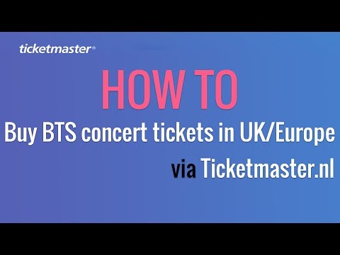 How to buy BTS concert tickets in UK/Europe via Ticketmaster.nl