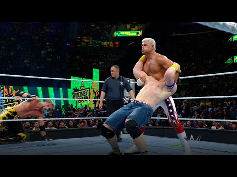 Highlights of John Cena & Logan Paul vs. Cody Rhodes & Jey Uso at Money in the Bank | WWE on ESPN