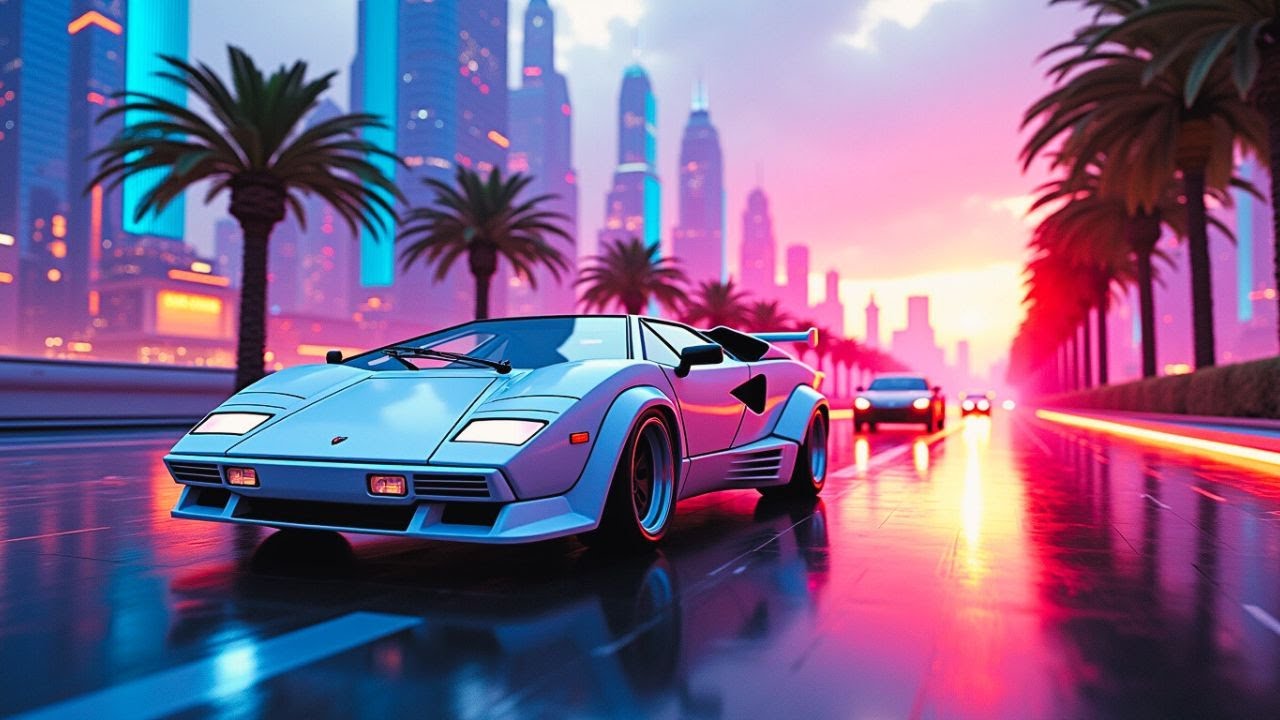 Ultimate Synthwave Mix 2025 | Retro Vibes, Neon Beats & Chillwave Grooves